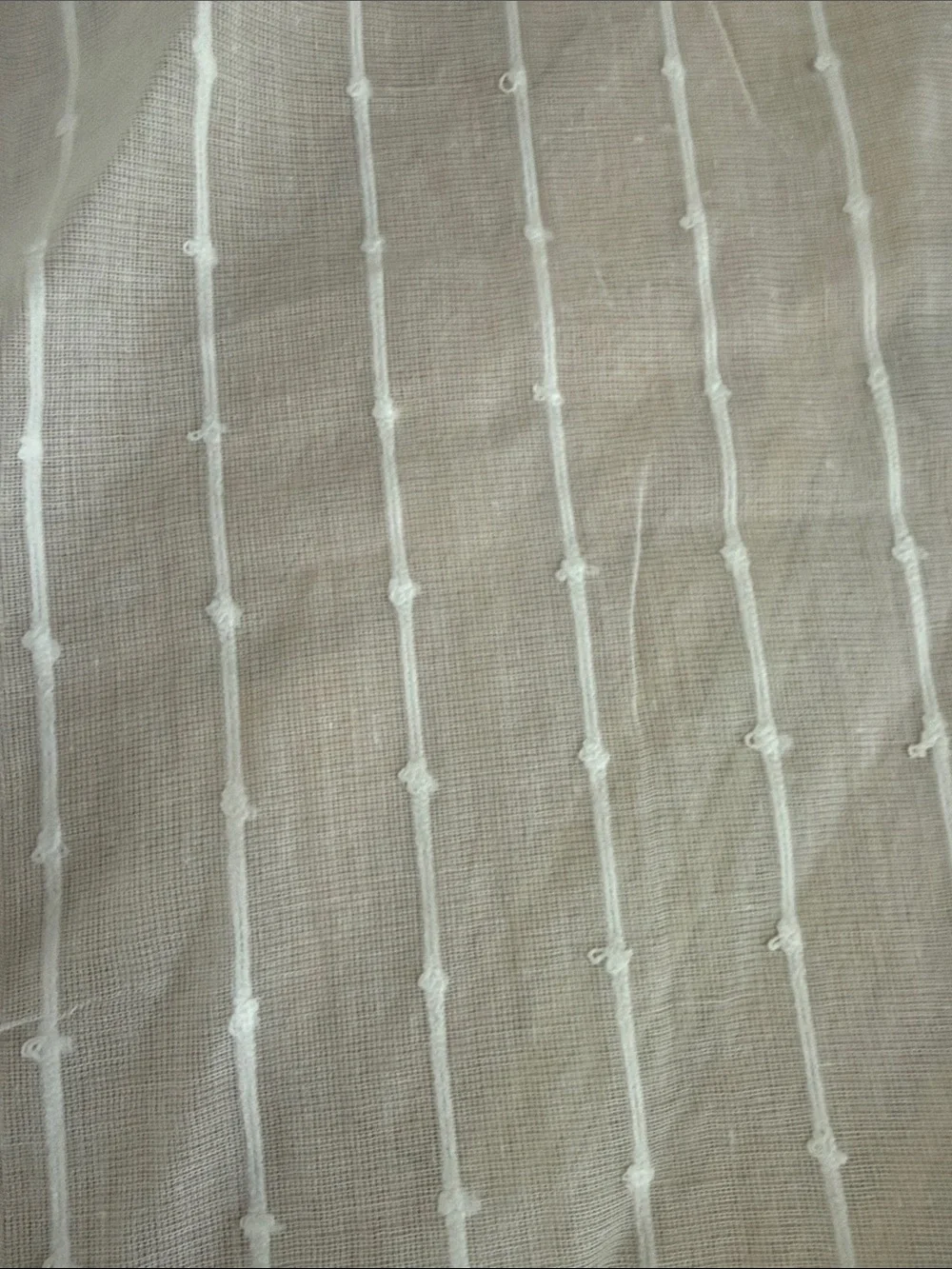 IKEA Matilda Sheer White Curtain Panels - Set of 2 (55” x 118”)